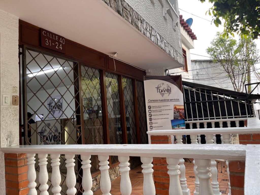 Fachada de la oficina de Travel Jet en Bucaramanga